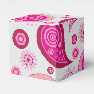 Pink Paisley Pattern Geschenkschachtel