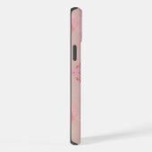Pink Paisley Pattern iPhone Hülle (Rechte Seite)
