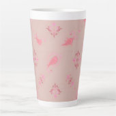 Pink Paisley Pattern Milchtasse (Vorderseite)