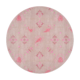 Pink Paisley Pattern Schneidebrett