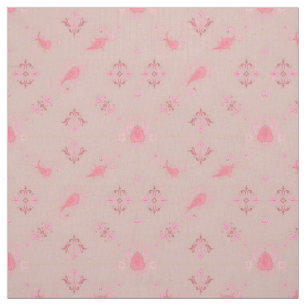 Pink Paisley Pattern Stoff