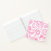 Pink Paisley "Pip" 8.5" x 8.5" SpiralNotebook Notizblock (Innenseite)