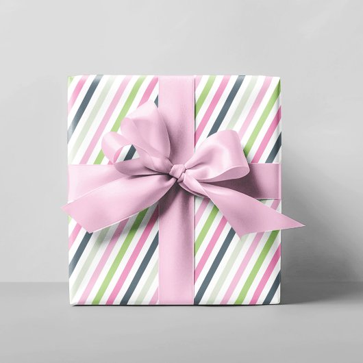 Pink Paisley Print Muster hell Geschenkpapier Set