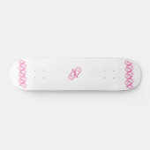 Pink Paisley Skateboard (Horizontal)