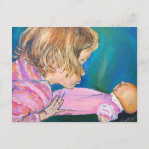 Pink Pajamas Postkarte