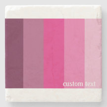 PINK PALETTE FARBE SHADE SOLID STRIPES CUSTOM TEXT
