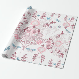 Pink Palette William Morris Design Geschenkpapier