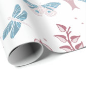 Pink Palette William Morris Design Geschenkpapier (Rolleneckpunkt)