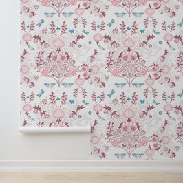 Pink Palette William Morris Design Tapete