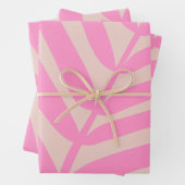 Pink Palm Leaf Geschenkpapier Set (Beispiel)