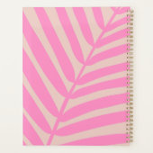 Pink Palm Leaf Planer (Rückseite)