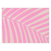 Pink Palm Leaf Tischdecke (Vorderseite (Horizontal))