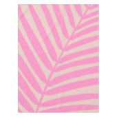 Pink Palm Leaf Tischdecke (Vorderseite)