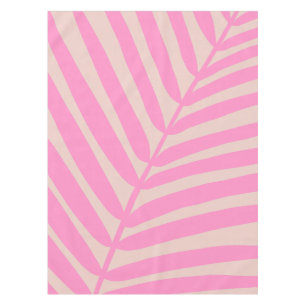 Pink Palm Leaf Tischdecke