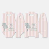 Pink Palm Spring Pastel Beach Baby Dusche Geschenkschachtel (Ungeklappt)