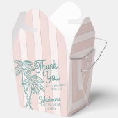 Pink Palm Spring Pastell Beach Junggeselinnen-Absc Geschenkschachtel (Offen)