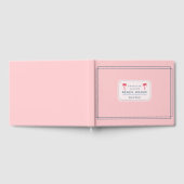 Pink Palm Tree Beach House Ferienhaus Miete Trendy Gästebuch (Voll)