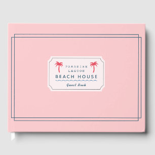 Pink Palm Tree Beach House Ferienhaus Miete Trendy Gästebuch