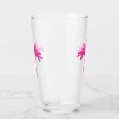 Pink Palm Tree Glass Glas (Links)