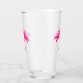 Pink Palm Tree Glass Glas (Rechts)
