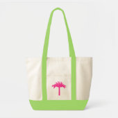 Pink Palm Tree Tasche (Vorne)