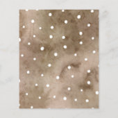 Pink Pampas Grass Baby Vorhersagen & Advice Card (Rückseite)