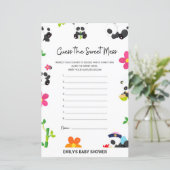 Pink Panda Baby Showspiel (Stehend Vorderseite)