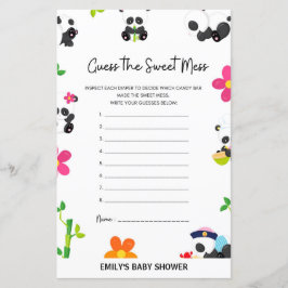 Pink Panda Baby Showspiel