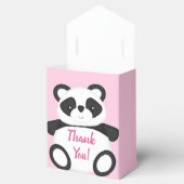 Pink Panda Bear Baby Dusche Geschenkschachtel (Geöffnet)