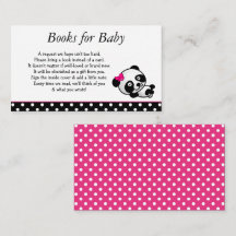 Pink Panda Bear Babydusche Bücher für Baby