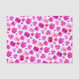 Pink pansy Aquarellpapier Blume Seidenpapier