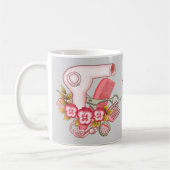 Pink Pansy Beautician Kaffeetasse (Links)