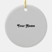 Pink Pansy Beautician Keramik Ornament (Hinten)