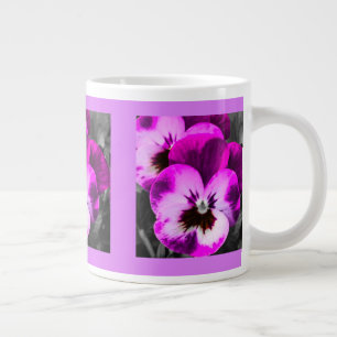 Pink Pansy Cup Jumbo-Tasse