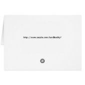 Pink Pansy Mother's Day Card (Rückseite Horizontal)