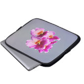 Pink Pansy Orchids Laptopschutzhülle (Vorne Knopf)