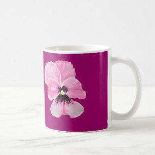 Pink Pansy Tasse