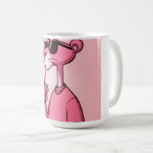 Pink Panther Aesthetic Coffee Mug – Bold & Cute De Kaffeetasse (VorderseiteRechts)