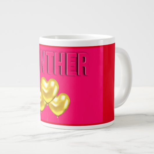 Pink Panther Liebe Jumbo-Tasse (Vorderseite Rechts)