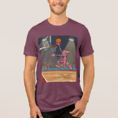 Pink Panther Slam Dunk Tri-Blend Shirt (Vorderseite)