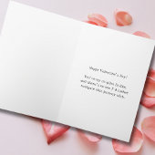 Pink Paper Airplane Heart Romantic Valentine's Karte