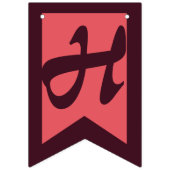 Pink Paper Crane Origami Cherry Blossom Wimpelkette (Zweite Fahne)