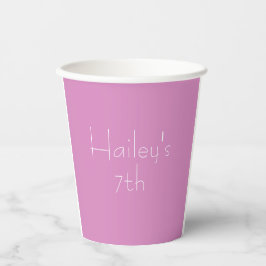 Pink Paper Cup Pappbecher