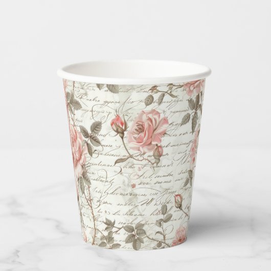 Pink Paper Gift Bags Pappbecher (Vorderseite)