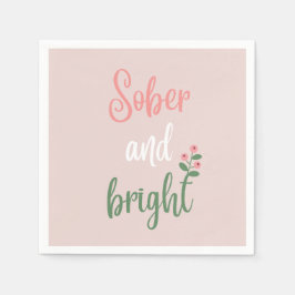 Pink Paper Napkins für eine Feiertagsparty in Sobr Serviette