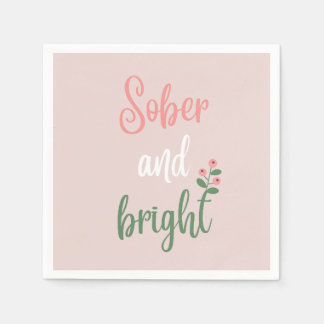 Pink Paper Napkins für eine Feiertagsparty in Sobr Serviette