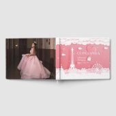 Pink Paper Paris Quinceañera Gästebuch (Voll)