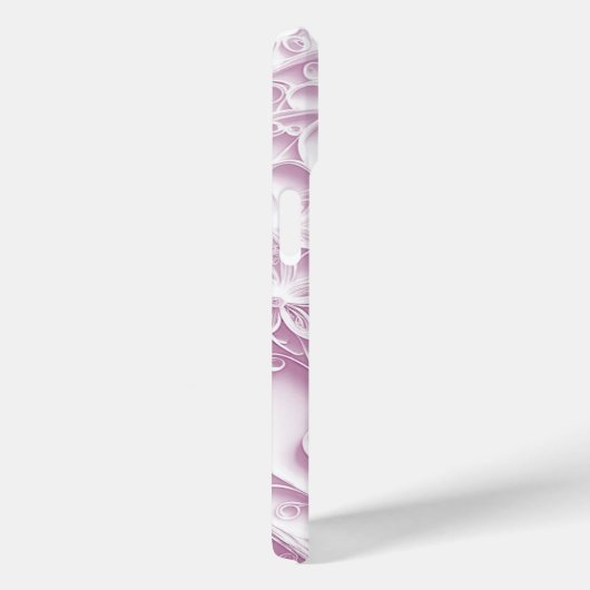 Pink Paper Quilling Daisy Design Case-Mate iPhone Hülle (Rückseite / Rechts)