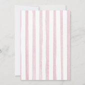 Pink Par tea Birthday Tea Party Girl Pumpkin Einladung (Rückseite)