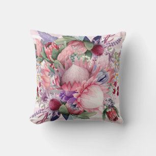 Pink Paradise Garden Blume Kissen